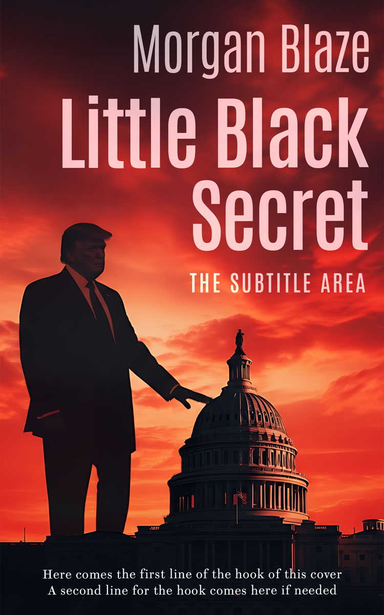 Pre Made Book Cover Burnt Sienna