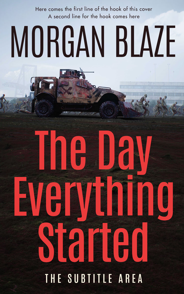 Pre Made Book Cover Cocoa Brown