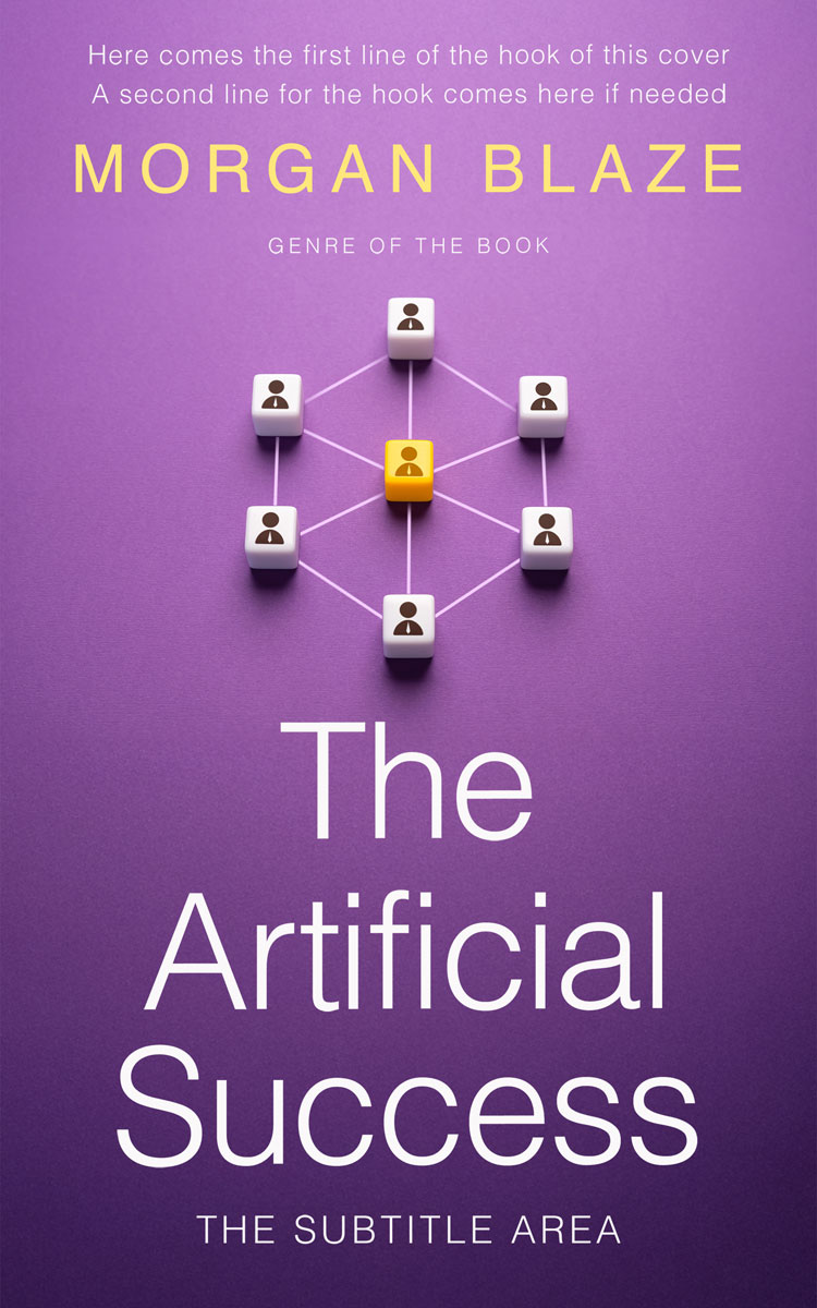 Pre Made Book Cover Wisteria