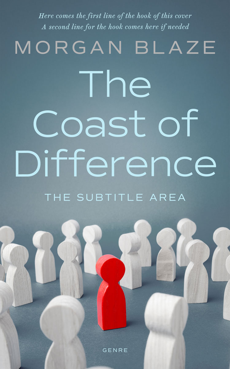 Pre Made Book Cover Slate Gray