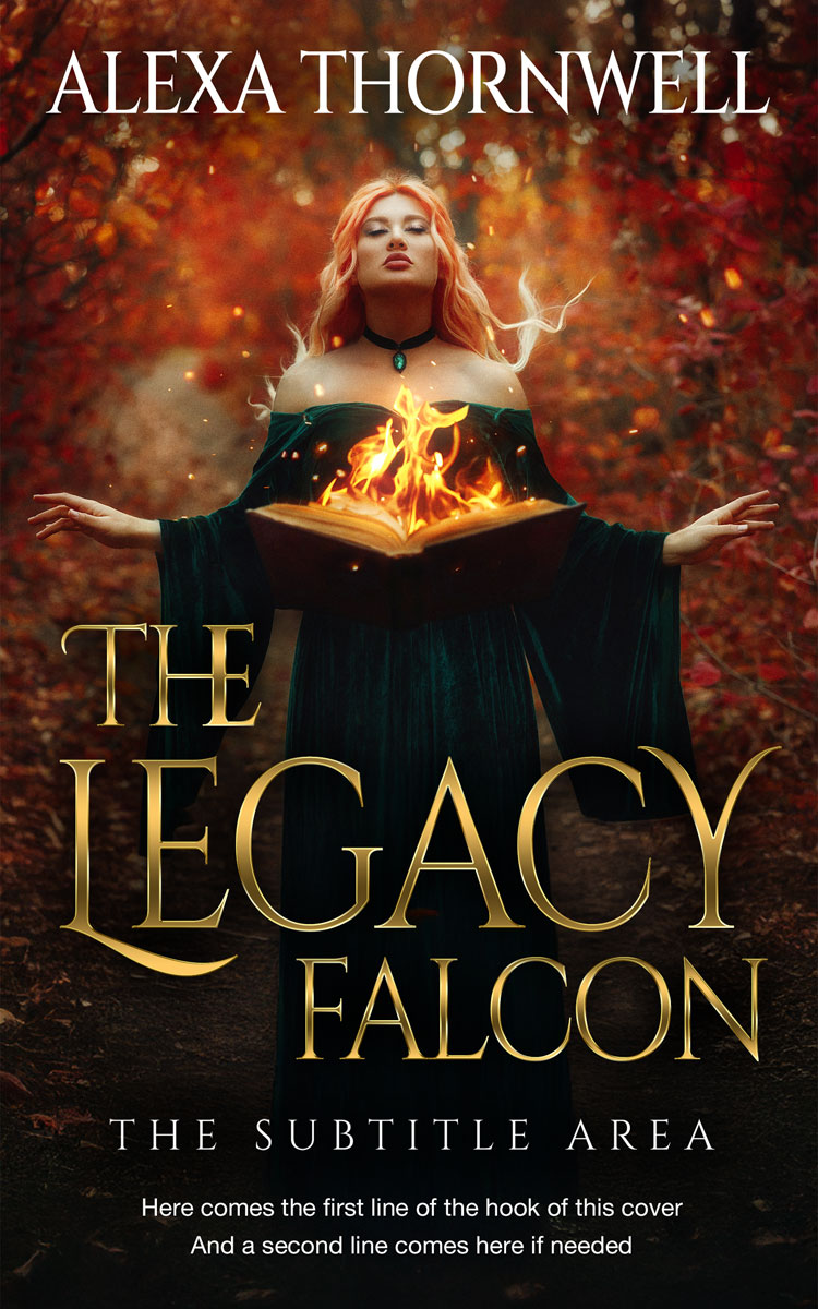 Pre Made Book Cover Night Rider