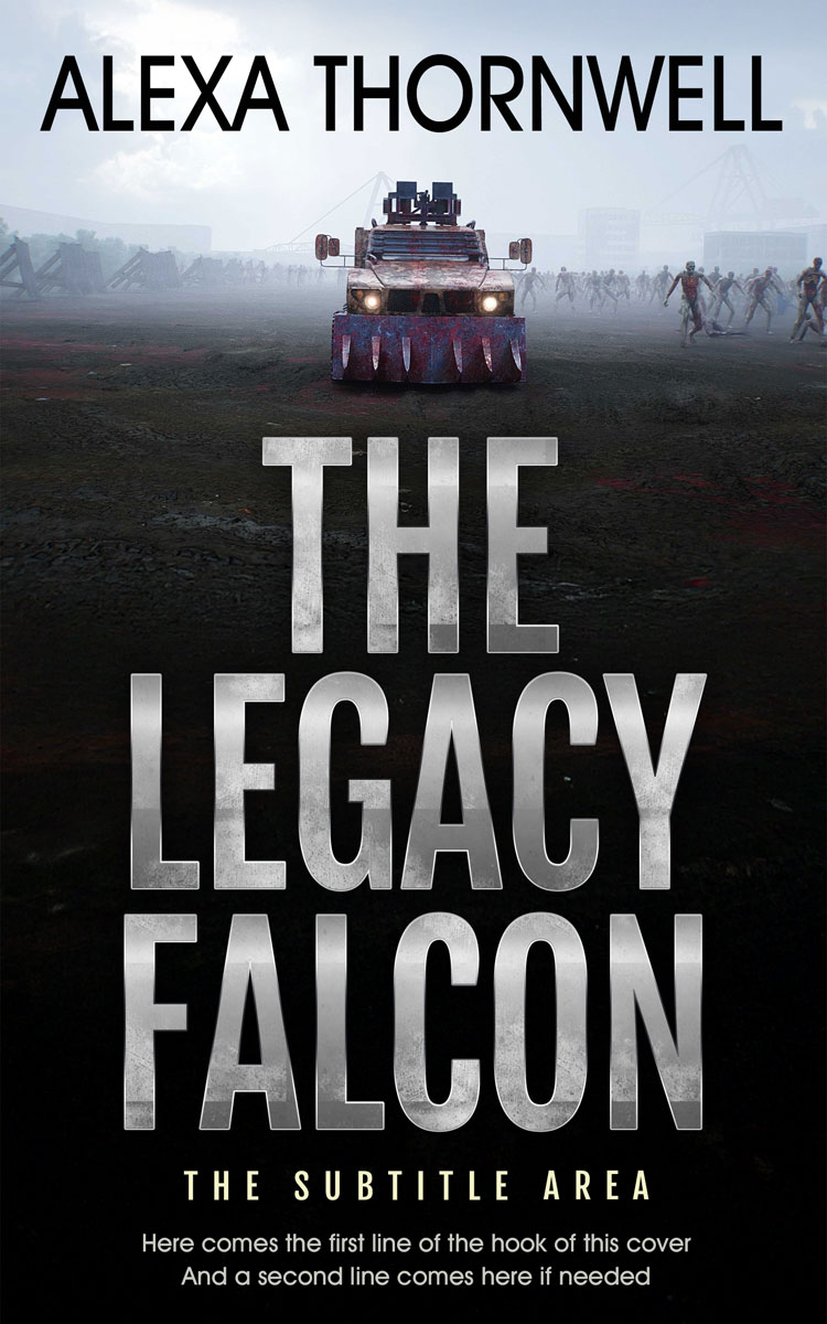 Pre Made Book Cover Cod Gray