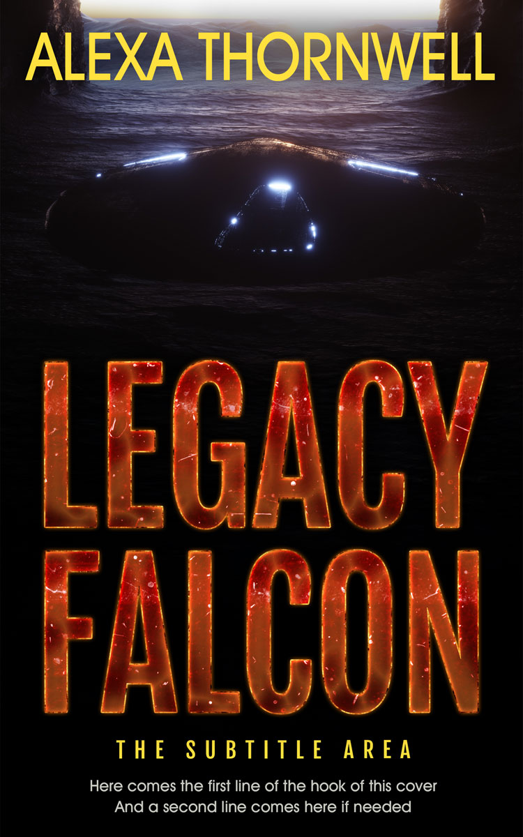 Pre Made Book Cover Brown Rust