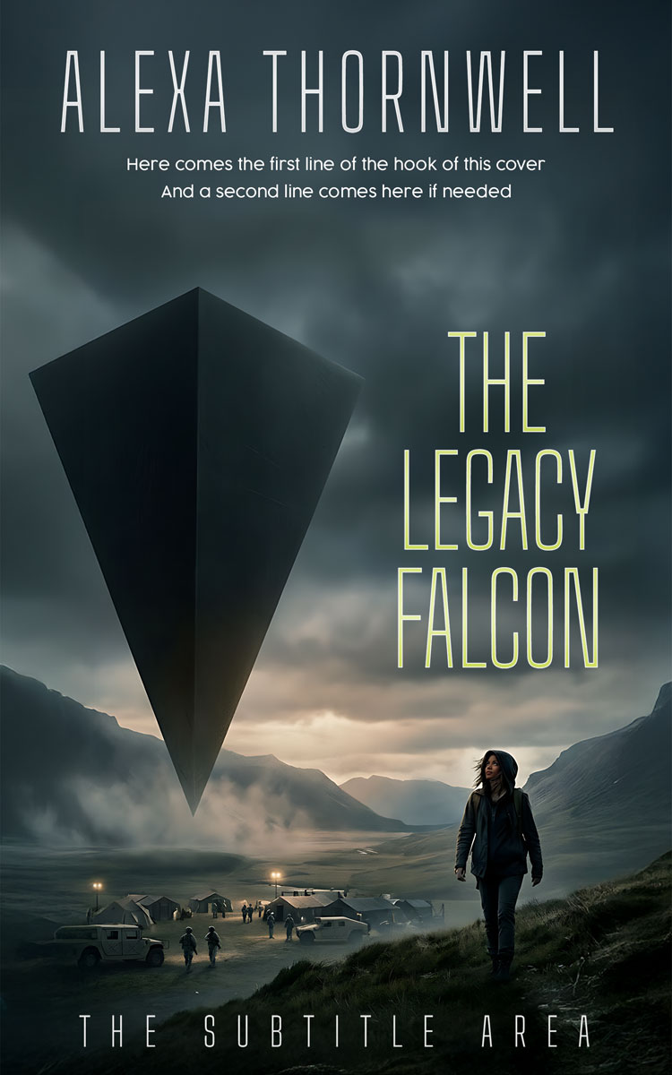 Pre Made Book Cover Outer Space