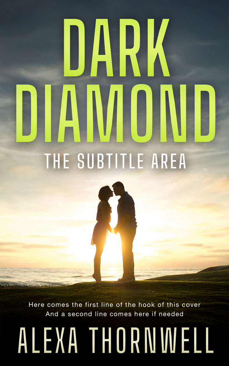 Pre Made Book Cover Fall Green
