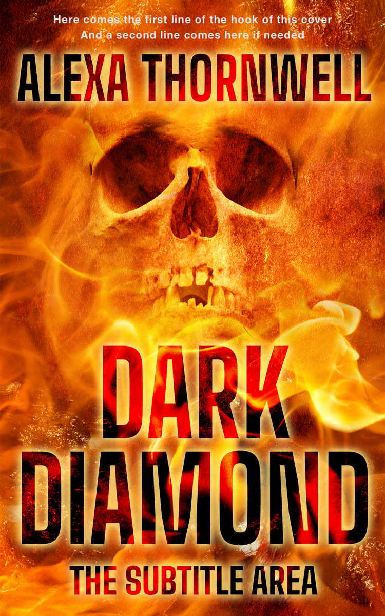 Pre Made Book Cover Rock Spray