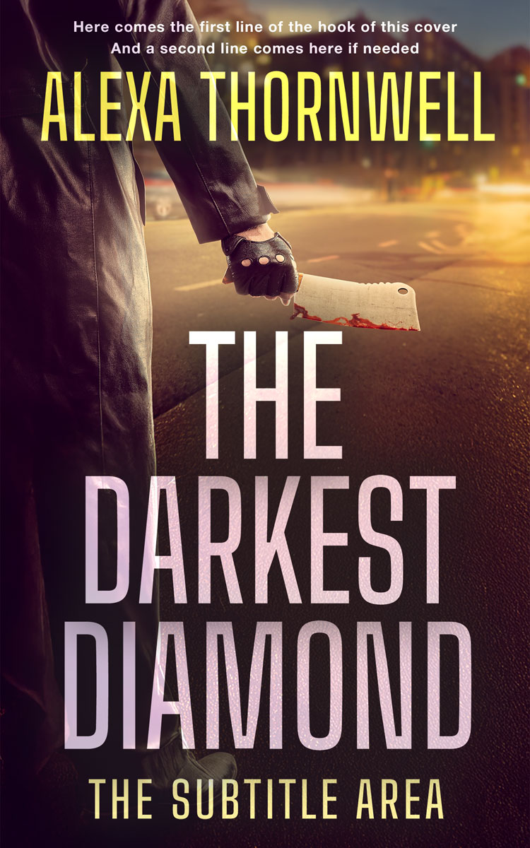 Pre Made Book Cover Brandy