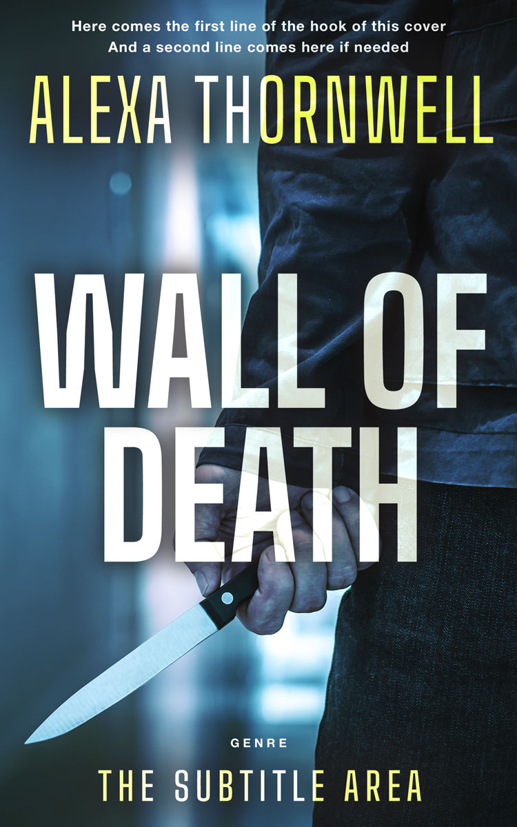 Pre Made Book Cover Ebony Clay