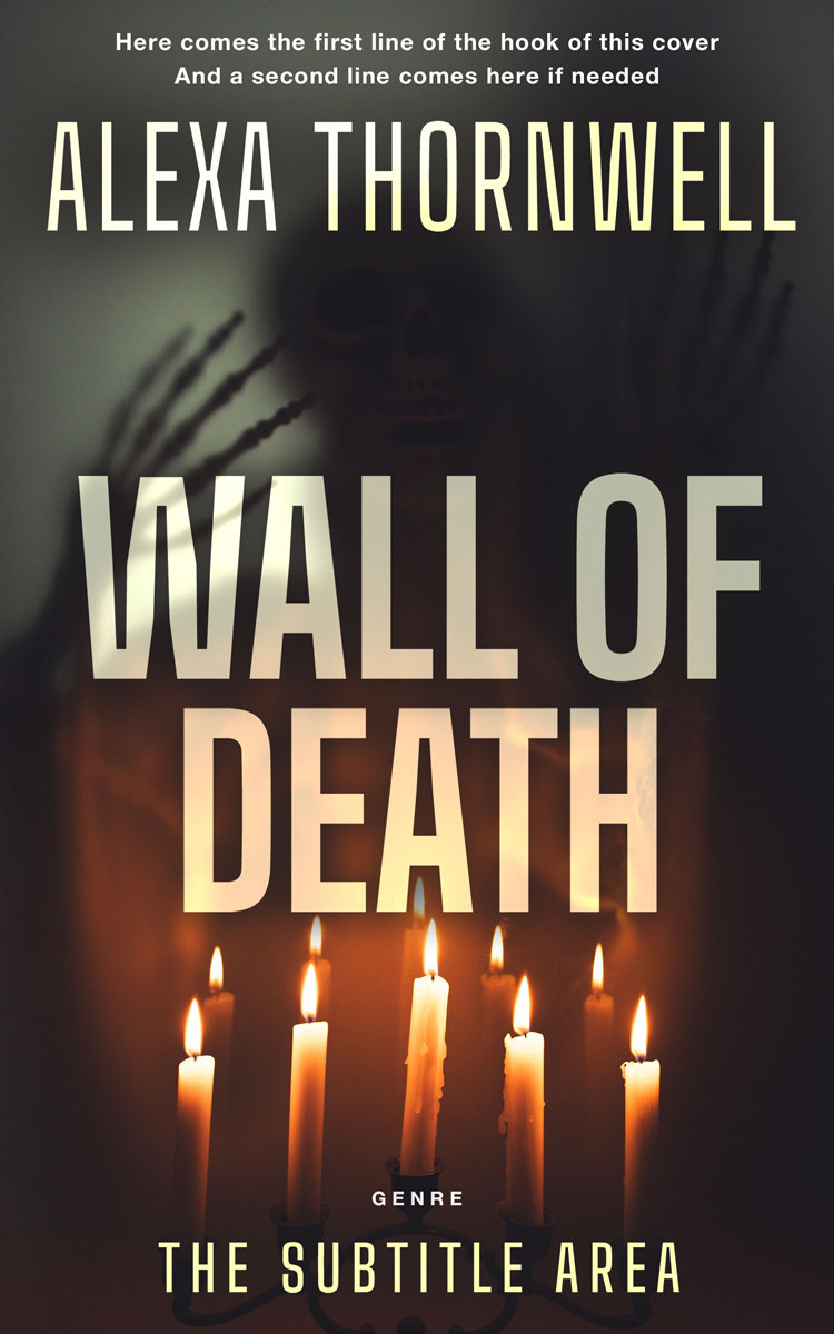 Pre Made Book Cover Woody Brown