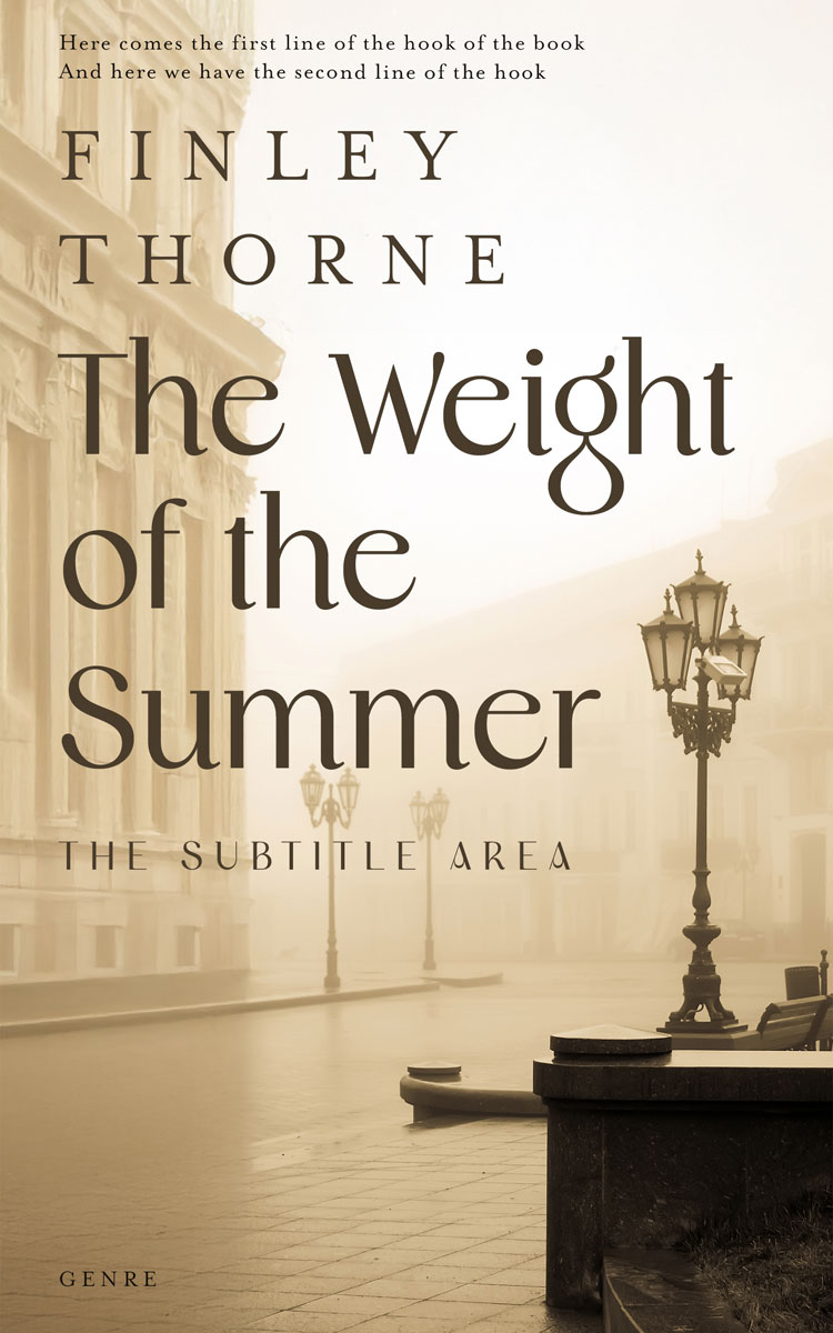 Pre Made Book Cover Sorrell Brown