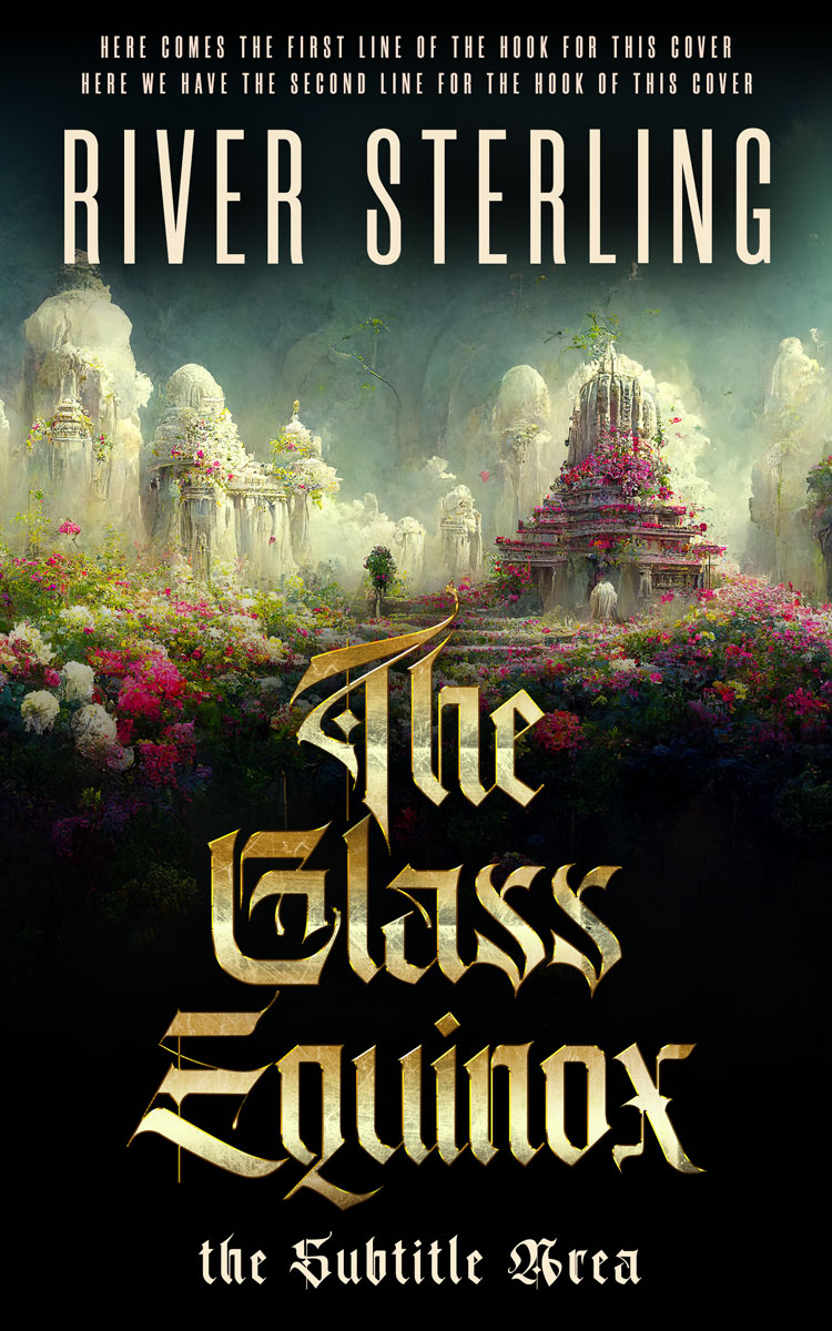 Pre Made Book Cover Log Cabin