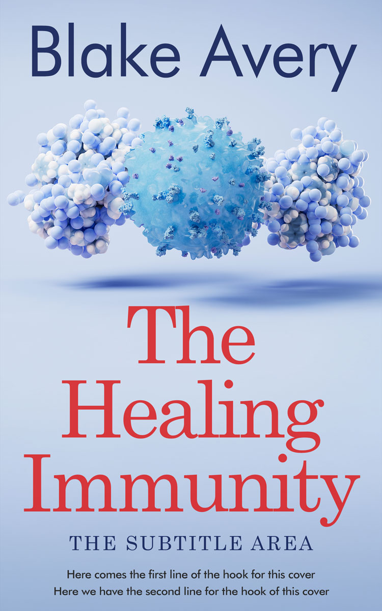 Pre Made Book Cover Periwinkle Gray