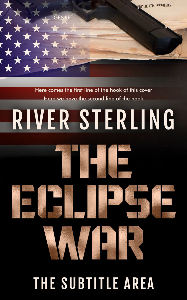 Pre Made Book Cover Cocoa Brown