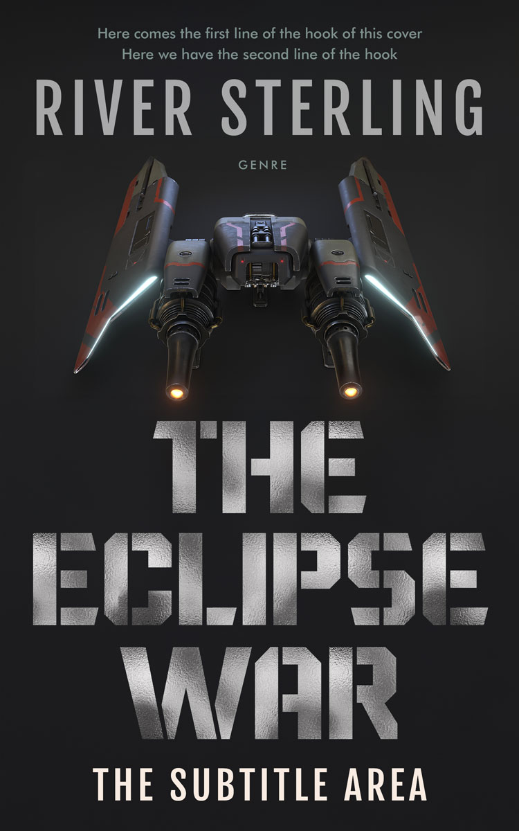 Pre Made Book Cover Shark