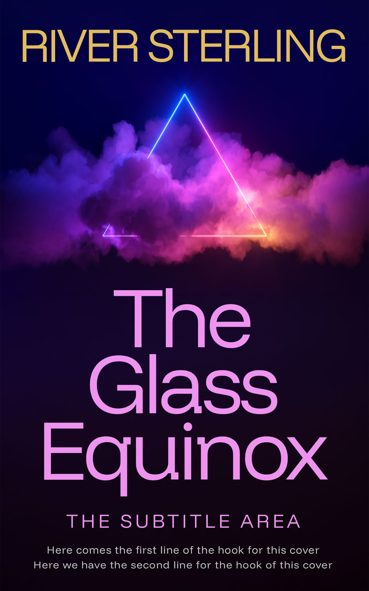Pre Made Book Cover Black Rock