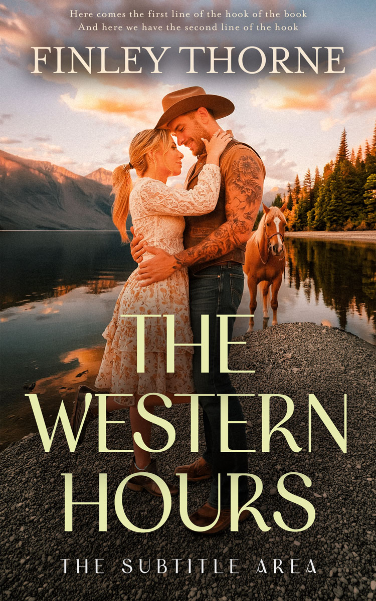 Pre Made Book Cover Calico