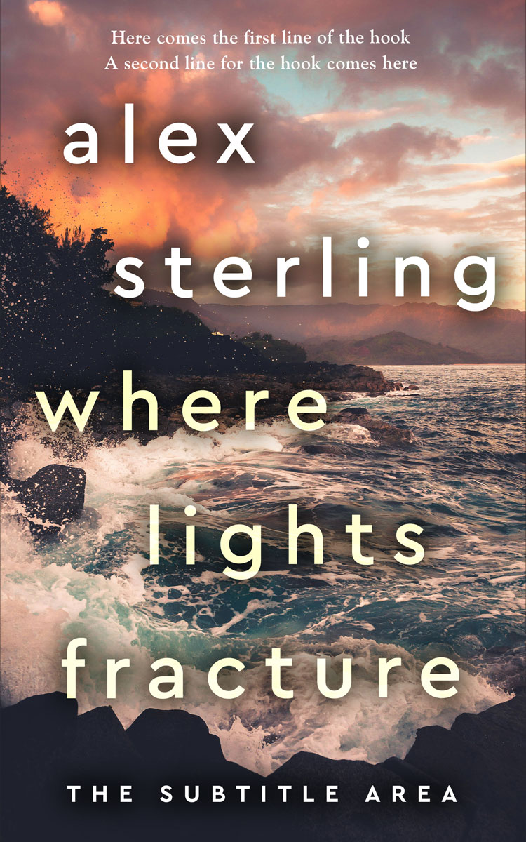 Pre Made Book Cover Sand Dune