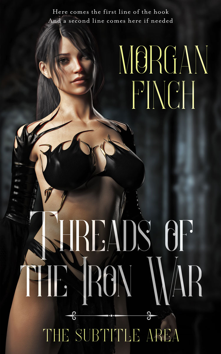 Pre Made Book Cover Cod Gray