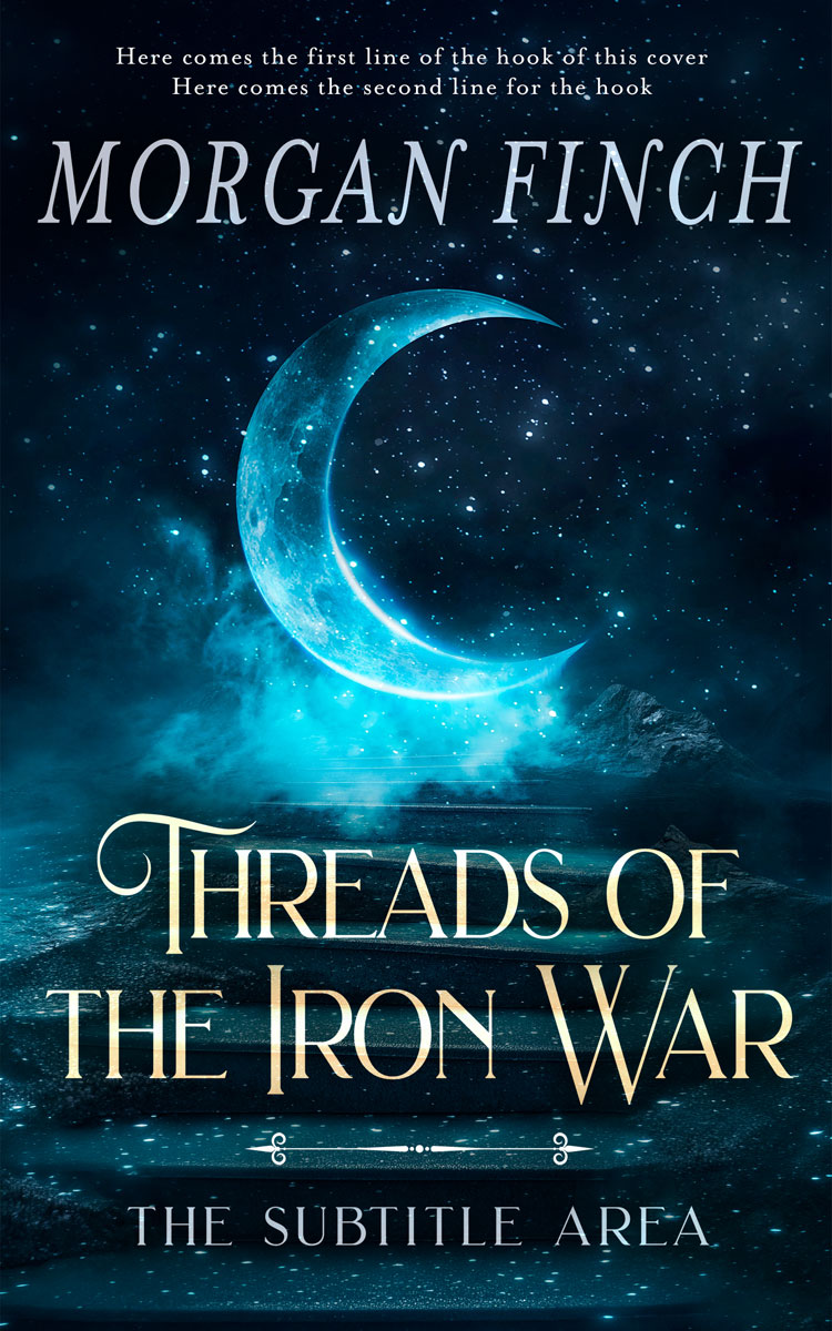 Pre Made Book Cover Black Pearl