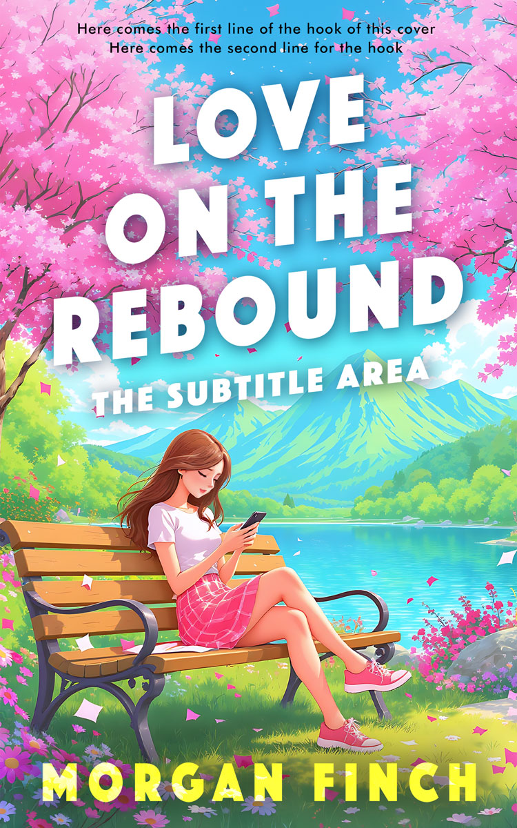 Pre Made Book Cover Blossom