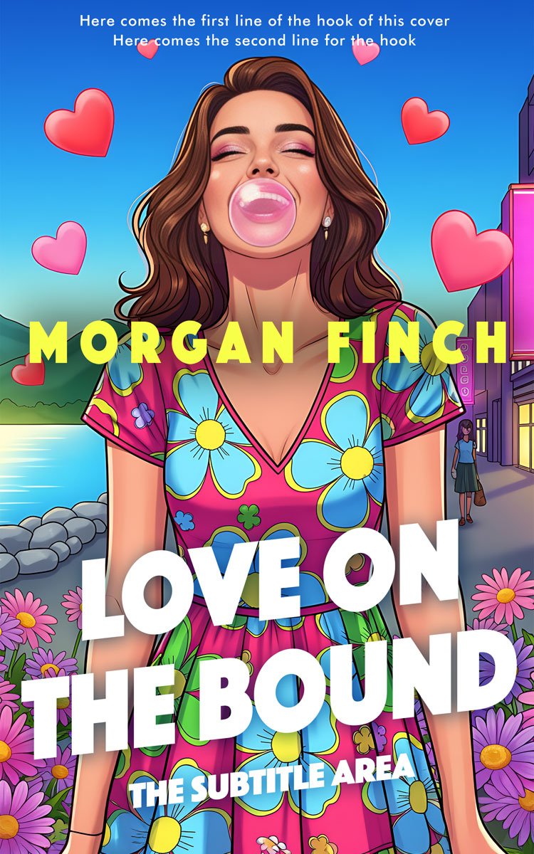 Pre Made Book Cover Indigo