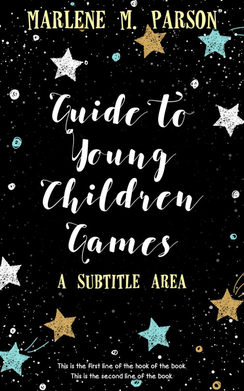 Pre Made Book Cover Black