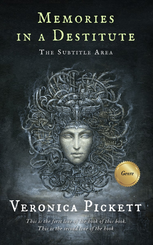 Pre Made Book Cover Outer Space