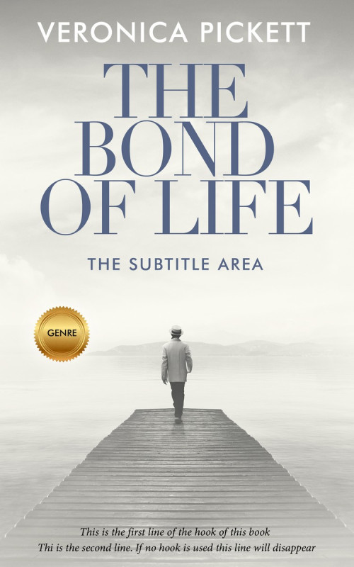 Pre Made Book Cover Quill Gray