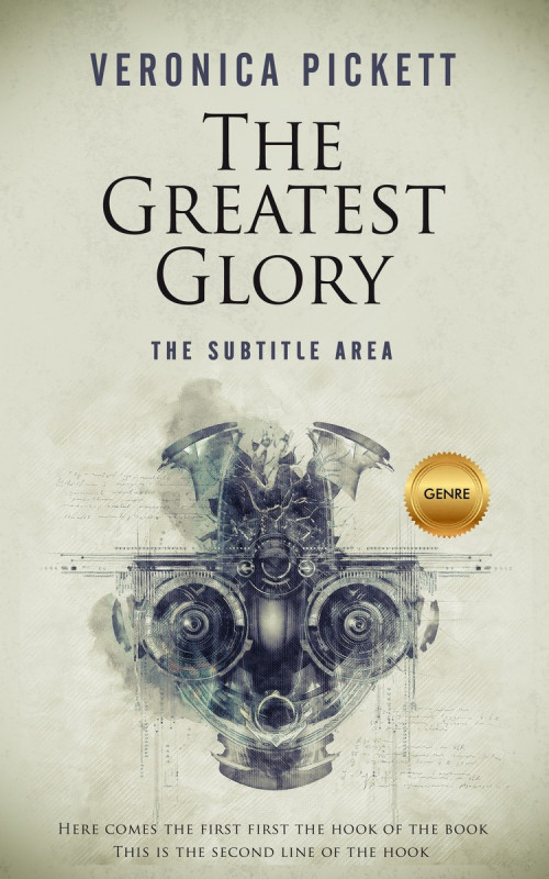 Pre Made Book Cover Moon Mist