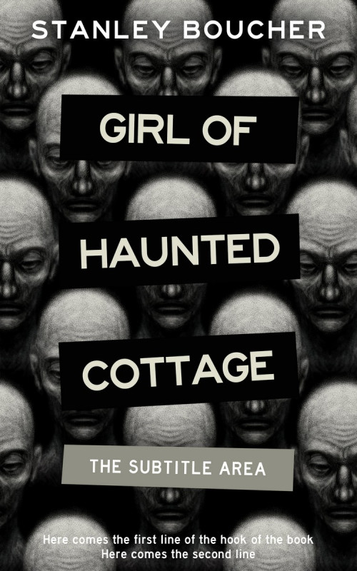 Pre Made Book Cover Cod Gray