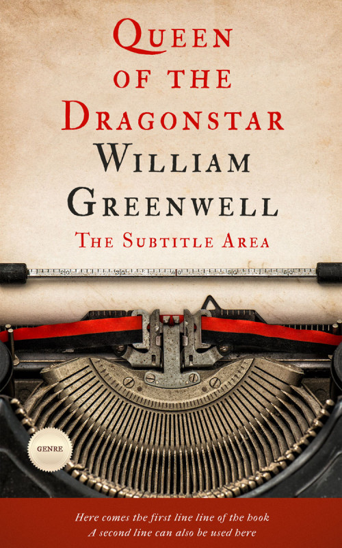 Pre Made Book Cover Grain Brown