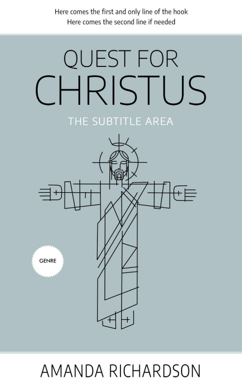 Pre Made Book Cover Tower Gray