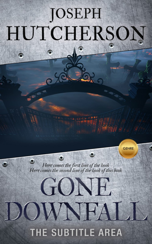 Pre Made Book Cover Ebony Clay