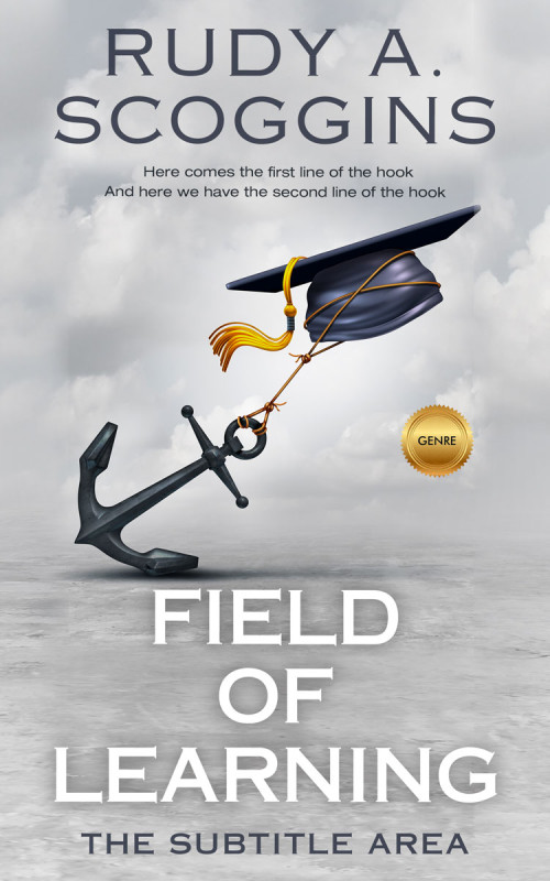 Pre Made Book Cover French Gray