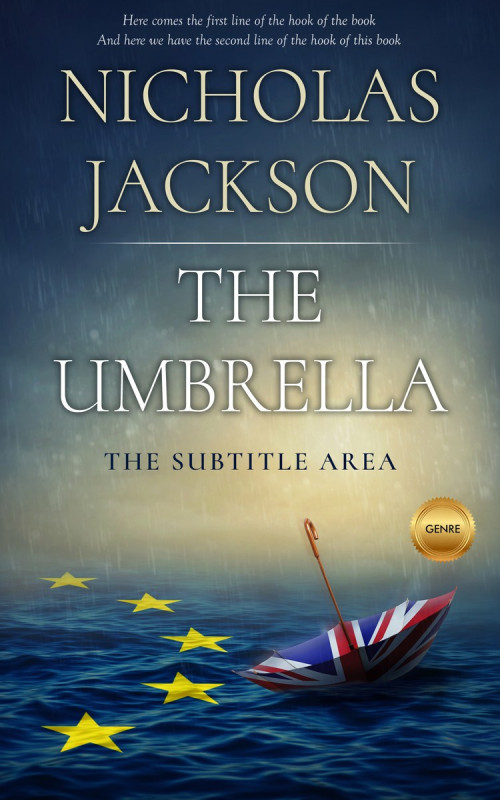 Pre Made Book Cover Pickled Bluewood