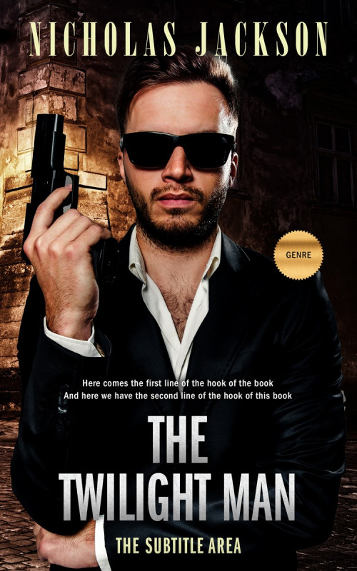 Pre Made Book Cover Night Rider