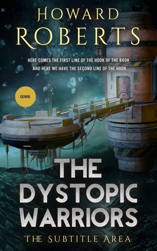 Pre Made Book Cover Outer Space