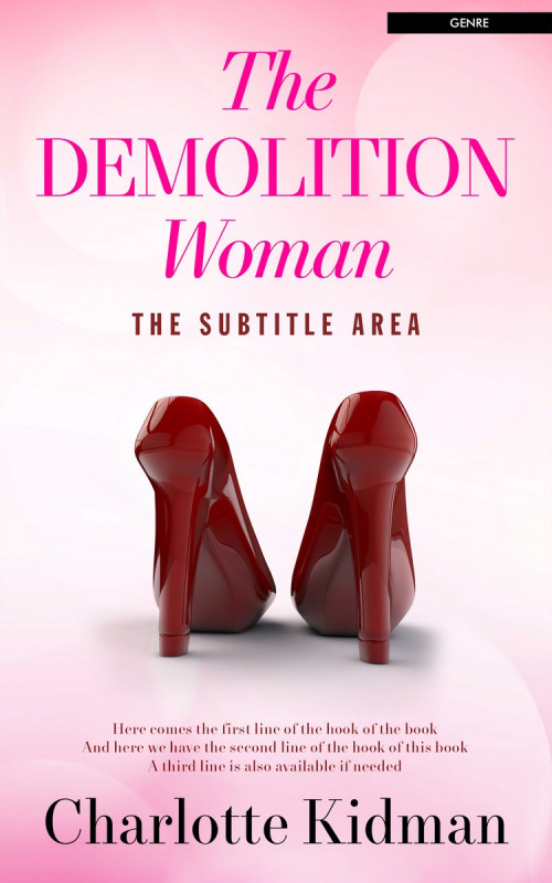 Pre Made Book Cover Carousel Pink