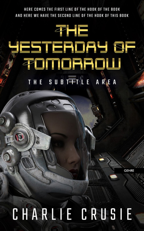 Pre Made Book Cover Cod Gray