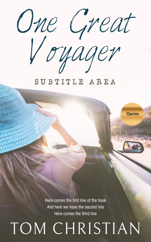 Pre Made Book Cover Bon Jour