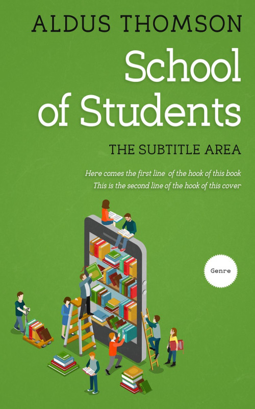 Pre Made Book Cover Apple