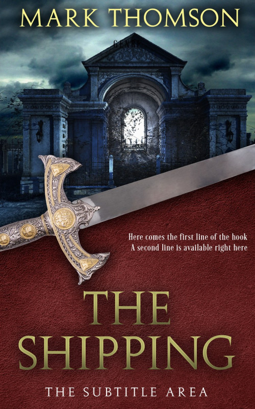 Pre Made Book Cover Woody Brown