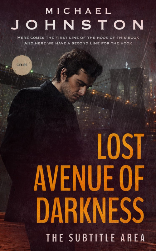 Pre Made Book Cover Cocoa Brown