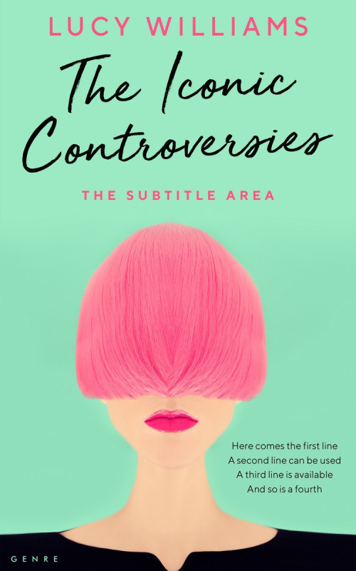 Pre Made Book Cover Algae Green