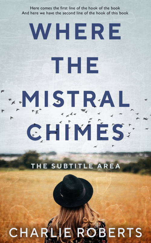 Pre Made Book Cover Celeste