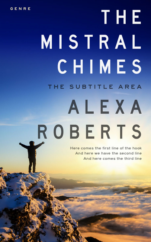 Pre Made Book Cover Stark White