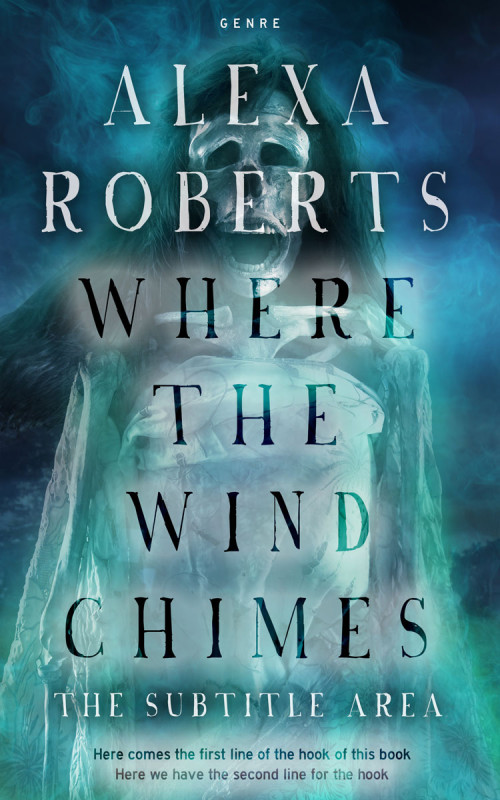 Pre Made Book Cover Smalt Blue