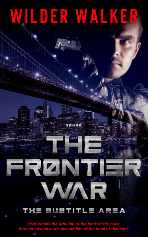 Pre Made Book Cover Brandy Rose