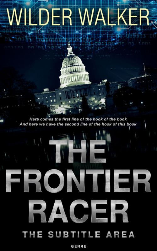 Pre Made Book Cover Mist Gray