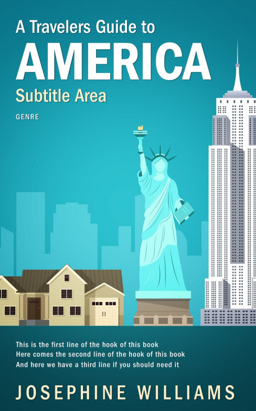 Pre Made Book Cover Eastern Blue